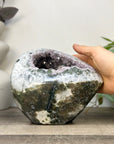 Large Quartz & Amethyst Stone Geode - STGE0066