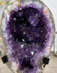 Natural Top Quality Amethyst Geode on Metal Stand - MWS3021