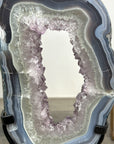 Large Amethyst & Blue Agate Crystal Portal