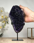 Deep Purple Natural Amethyst Druzy Cluster - MWS1794