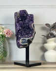 Huge 15 in Tall Amethyst & Agate Statement piece from Uruguay - MWS3407