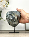 Rare Natural Quartz Druzy Geode with Hematite Formation - MWS2867