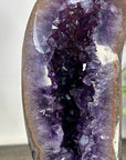 Natural Amethyst Geode with Metal Stand - MWS3321