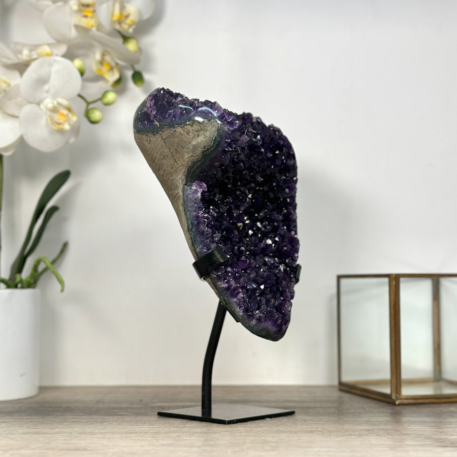 Top Quality Uruguayan Amethyst Crystal – Premium Purple Display Piece for Altar - MWS2501