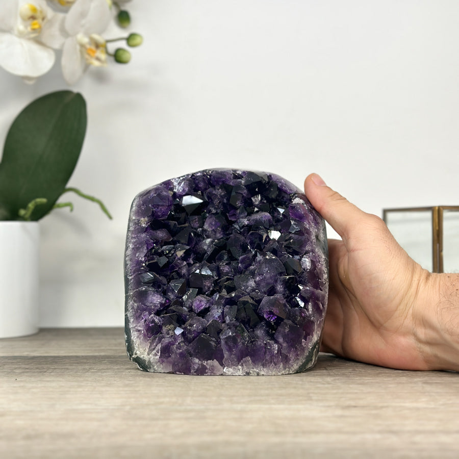 Natural Amethyst Cathedral with Deep Purple Crystals - CBP1259