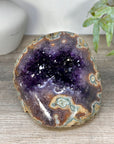 Natural Amethyst & Jasper Stone Geode from Uruguay - STGE0094