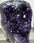 Deep Purple Uruguayan Amethyst Geode on Metal Stand - MWS2774