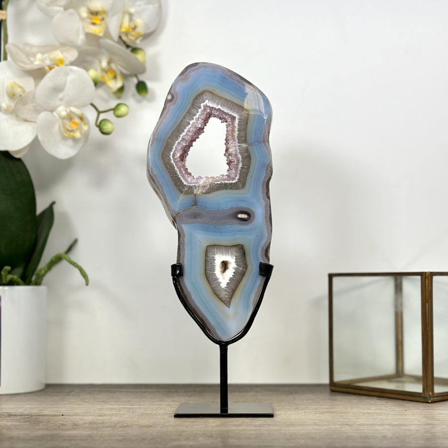 Natural Agate &amp; Amethyst Stone Portal - MWS3005