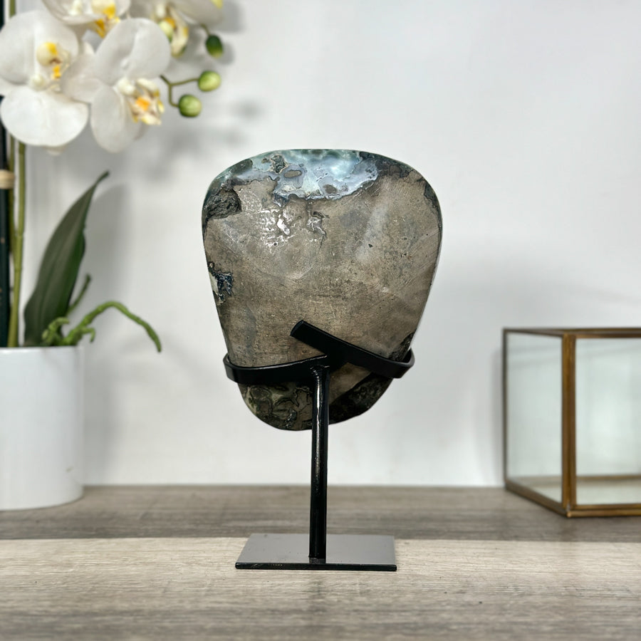 Amethyst Geode Crystal Cluster with Deep Purple Crystals for Home Decor Display - MWS2690