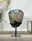 Amethyst Geode Crystal Cluster with Deep Purple Crystals for Home Decor Display - MWS2690