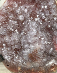 Beautiful Red Tode Jasper & Quartz Crystal Formation - MWS2034