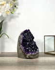 Amethyst Crystal Geode with Deep Purple Points for Home Decor - CBP1241