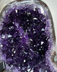 Beautiful Natural Amethyst Geode, Metal Stand Included - MWS2064