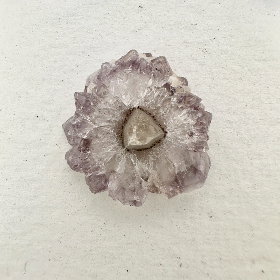 Genuine Amethyst &amp; Agate Stalactite Slices Flat - Perfect for Crafting Unique Jewelry - STS0062