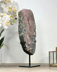 Large Quartz & Agata Stone Slice - MWS2328