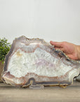 Natural Quartz Stone Slice tray for Home Decor - SLC0011