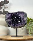 Top Quality Natural amethyst Geode on Stand - MWS3071