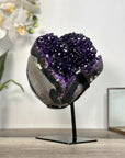 Deep Purple Amethyst and Agate Crystal Cluster Stalactite Formation - MWS2624