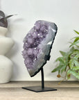 Large Natural Amethyst Formation on Stand with Stalactites - MWS3298