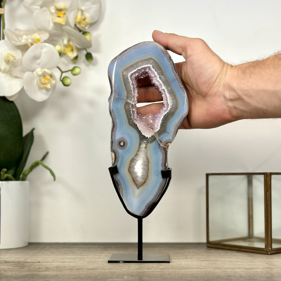 Natural Agate &amp; Amethyst Stone Portal - MWS3005