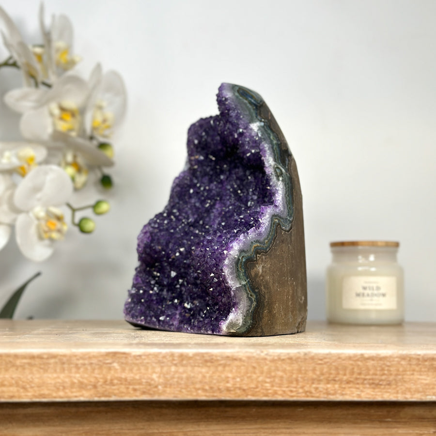Large Amethyst Cathedral with Stalactite Formations - CBP1139