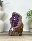 Unique Natural Amethyst Geode with Collection Grade Calcite Specimen - CBP1391