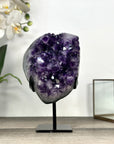 Uruguayan Amethyst Stone Cluster with Large and Shinny Crystals - MWS2815