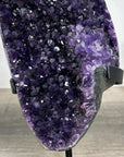 Large Uruguayan Amethyst Crystal on Metal Stand - MWS2595