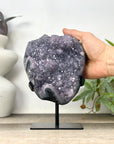 Natural Sirit Amethyst Crystal Formation on stand - MWS3297