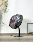 Amethyst Geode With Calcite Crystal Specimen - MWS2731
