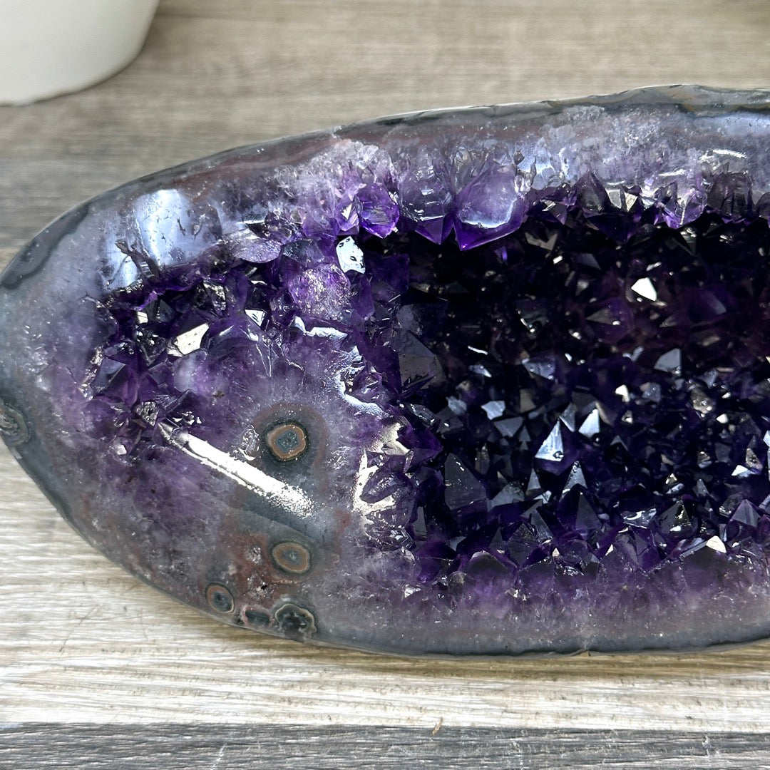Uruguayan Amethyst Stone Geode - STGE0067