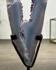 Blue Banded Agate & Amethyst Geode Portal - MWS3000
