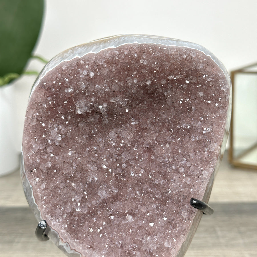 Natural Pink Amethyst Cluster Formation - MWS2880