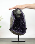 Uruguayan Amethyst Large Geode with Unique Calcite Inclusion - MWS0366
