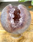 Amethyst Druzy Sphere Geode with Crystal Formation - SPH0175