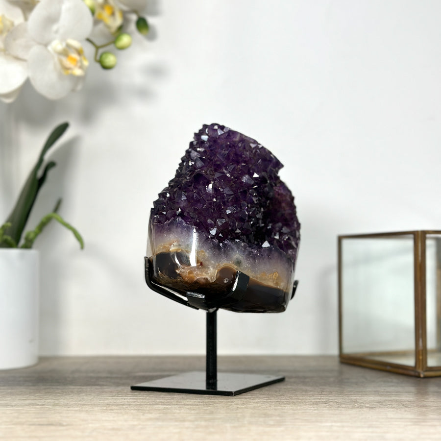 Uruguayan Amethyst Stalactite Formation - Stand Included - MWS2527