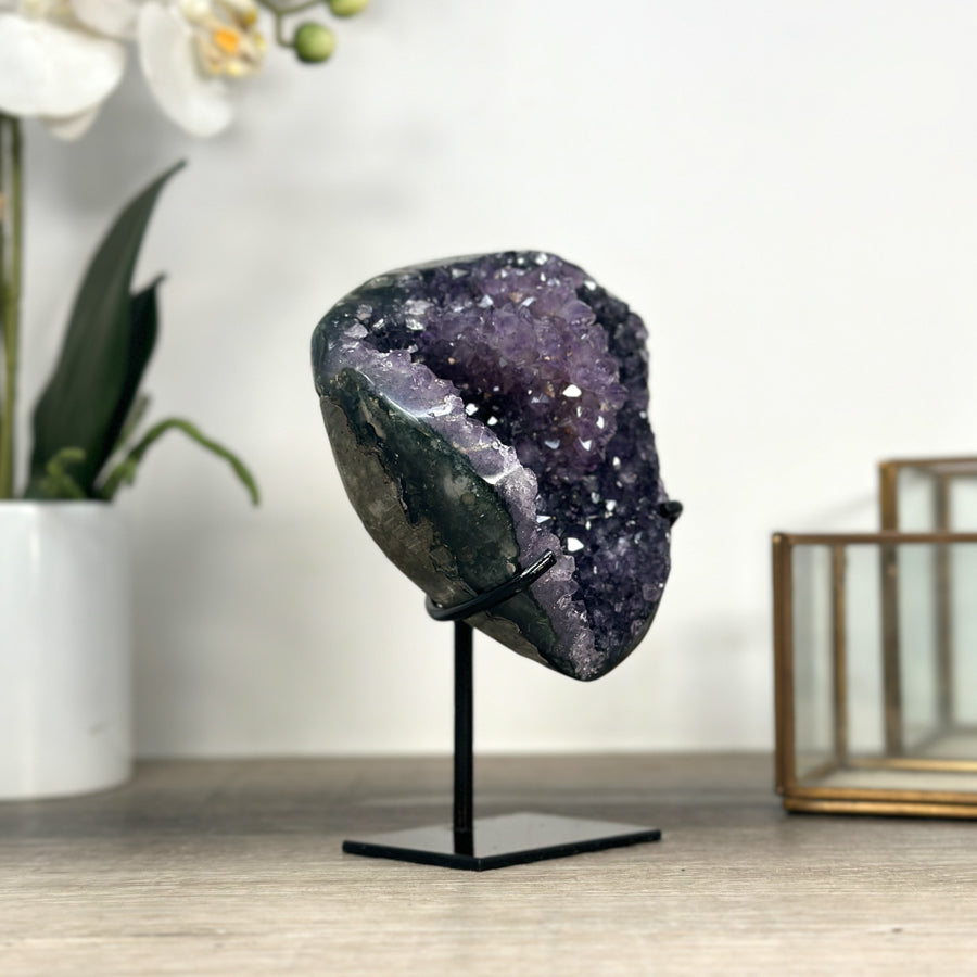 Natural Uruguayan Amethyst Crystal Cluster - MWS2198