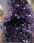 Amethyst Geode with Stunning Yellow Banding