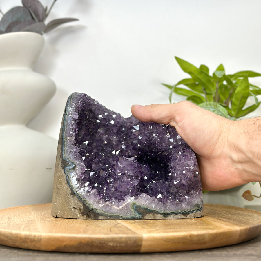 Amethyst Geode with Stalactite Formations - CBP1303