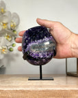 Beautiful Deep Purple Amethyst Crystal Cluster Formation - MWS1805