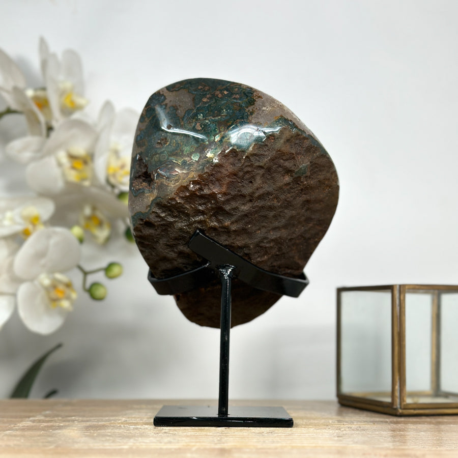 Natural Amethyst Cluster with Large &amp; Shinny Crystals - MWS1970