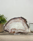Natural Agate & Quartz Stone Slice for Home Decor - SLC0012