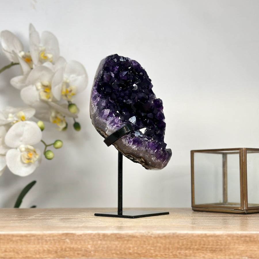 AAA Grade Natural Amethyst Crystal Cluster - MWS2086