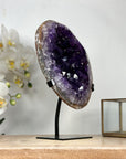 Amazing Natural Amethyst Geode, Stand included - MWS2090