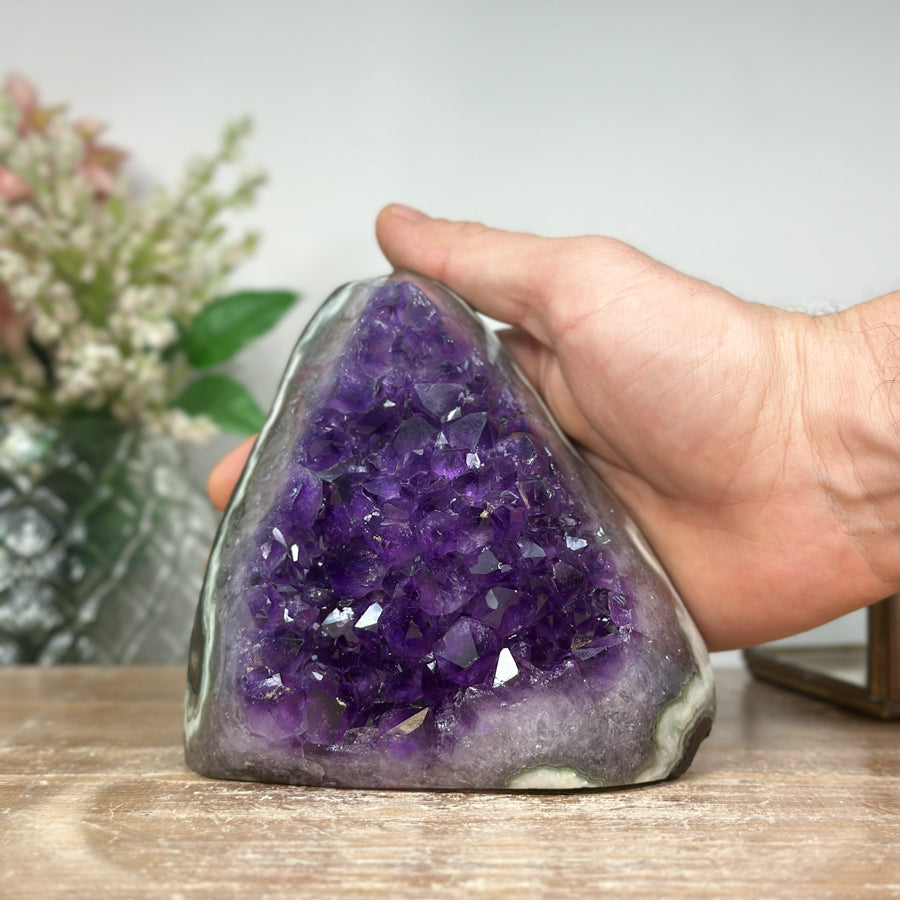Natural Amethyst &amp; Green Jasper Cathedral - CBP0963