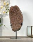 Sugar Druzy Crystal Cluster on Stand Statement Piece - MWS2650
