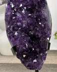 Natural Top Grade Amethyst Cluster on Metal Stand for Home Decor - MWS3169
