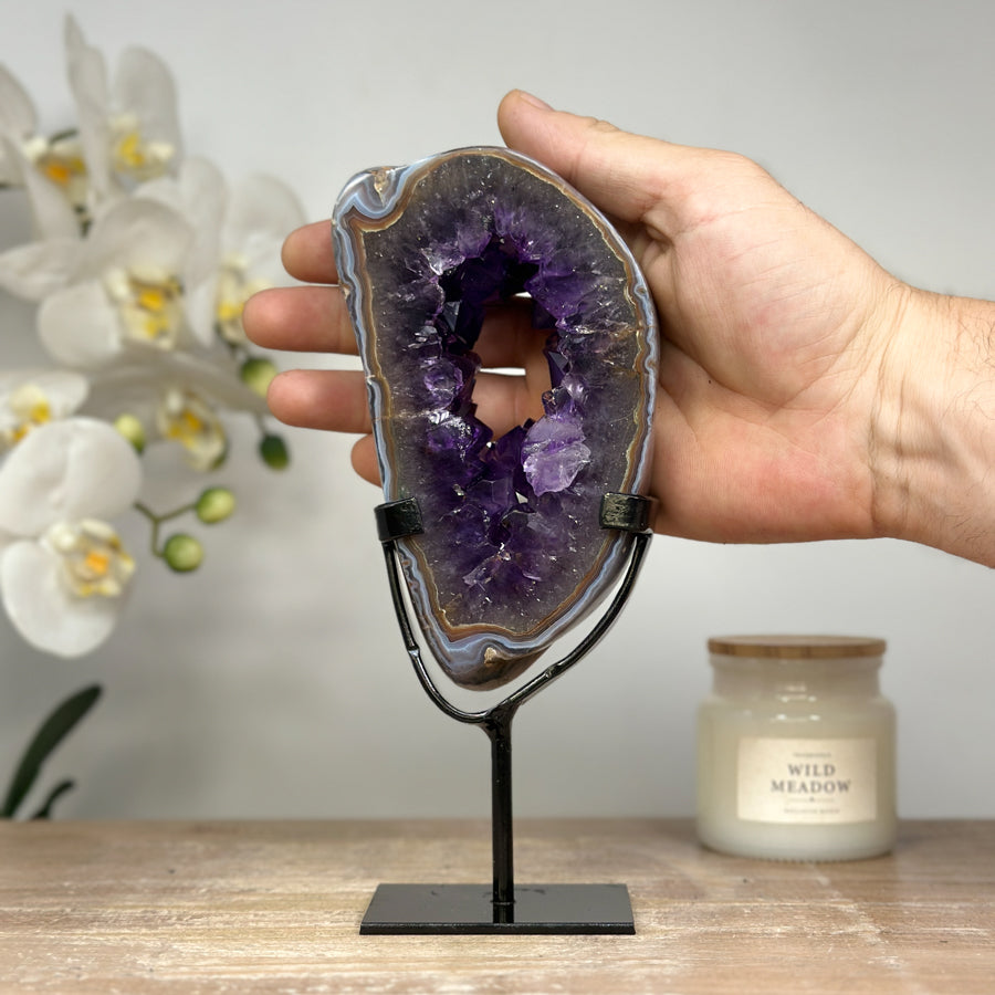 Deep Purple Natural Amethyst Portal - MWS1681