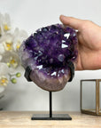 Natural Amethyst Cluster with Large & Shinny Crystals - MWS1970