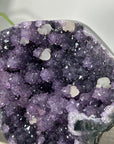 Deep Purple Amethyst Cluster With Metal Stand - MWS2723